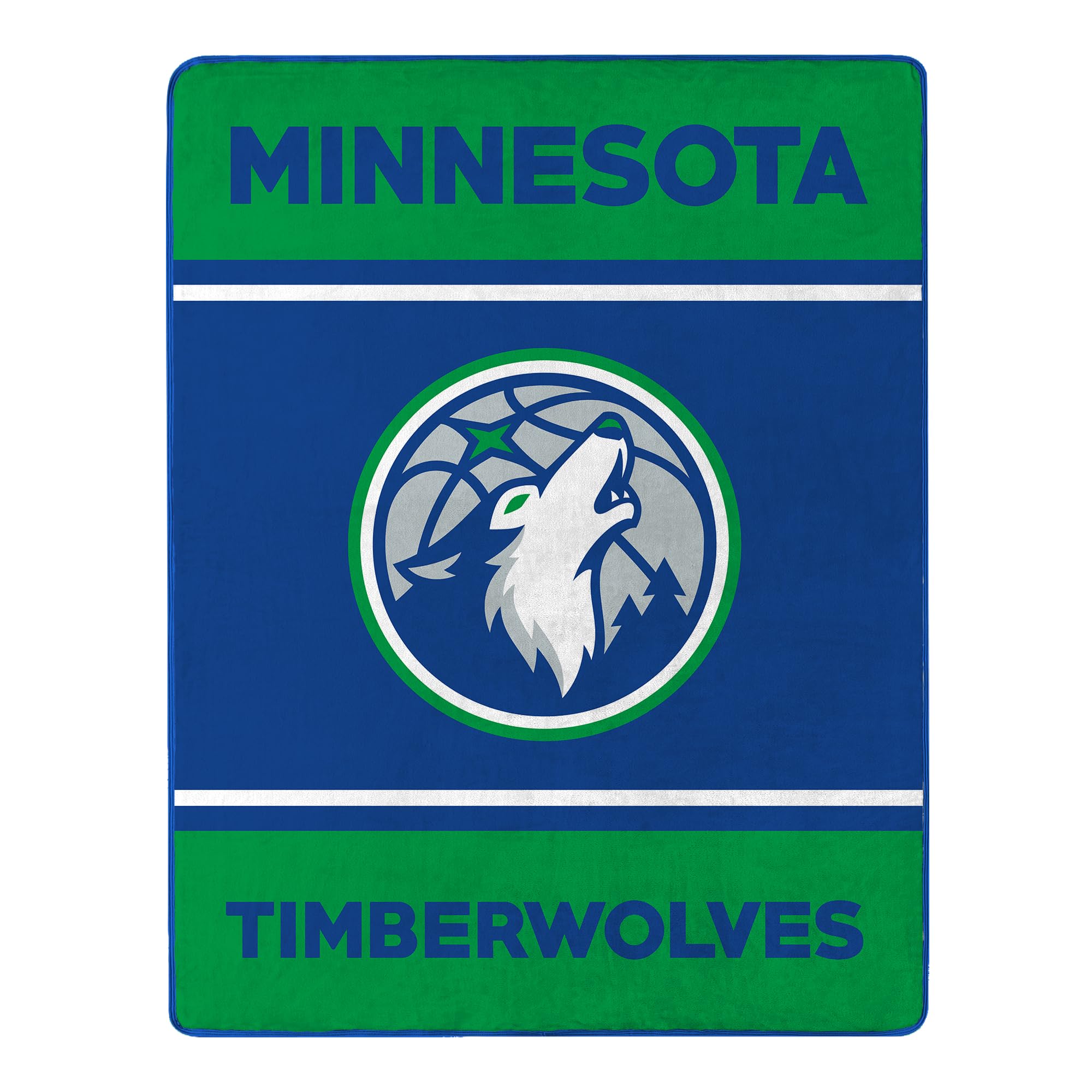 Minnesota Timberwolves NBA Officially Licensed 46" x 60" Throw Blanket – Ultra Soft Fleece Blanket with Bold Team Colors for Game Day, Couch, Bed & Travel
