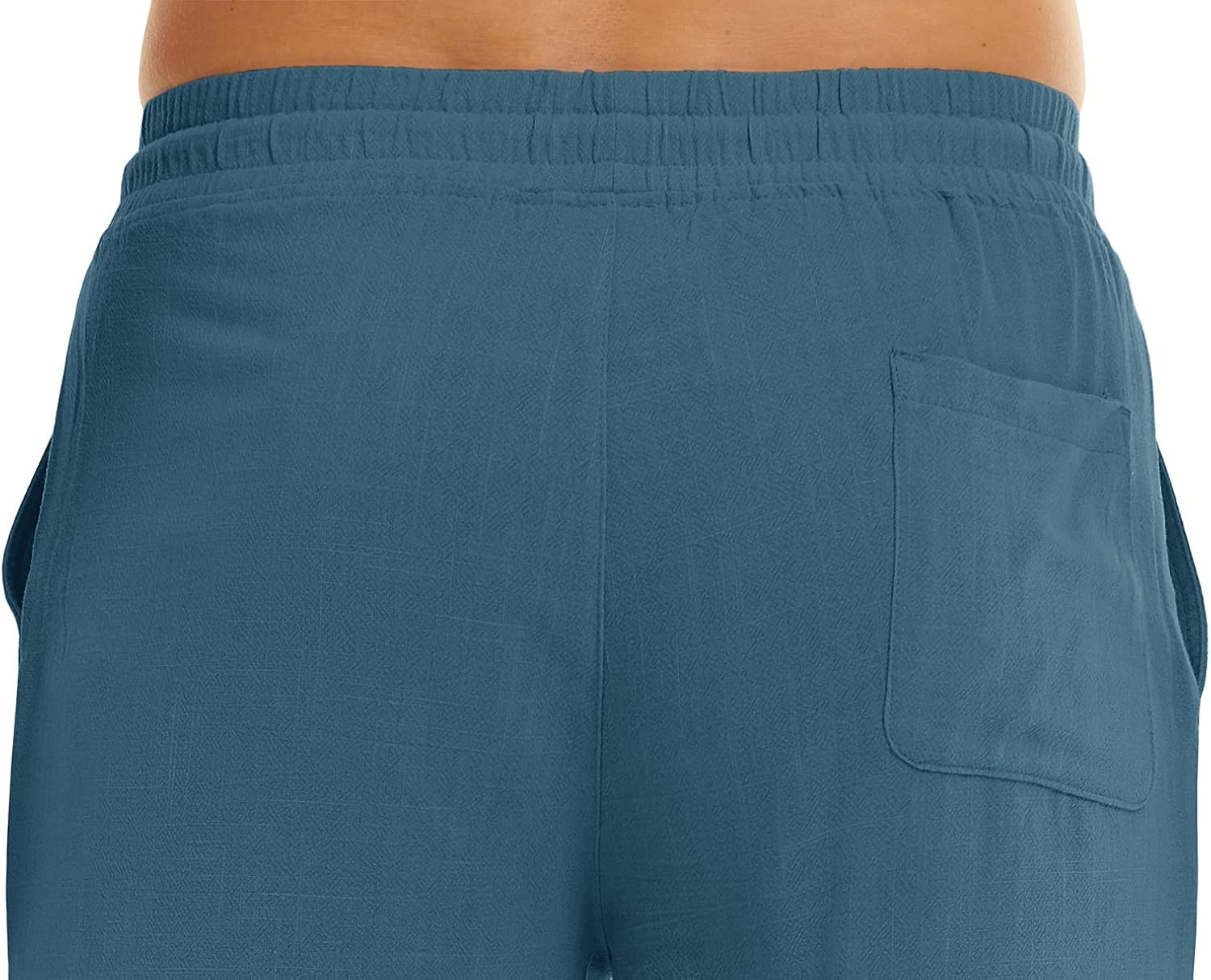 CRYSULLY Men's Casual Cotton Linen Shorts Classic Fit Beach Shorts with Pockets at  Men’s Clothing store