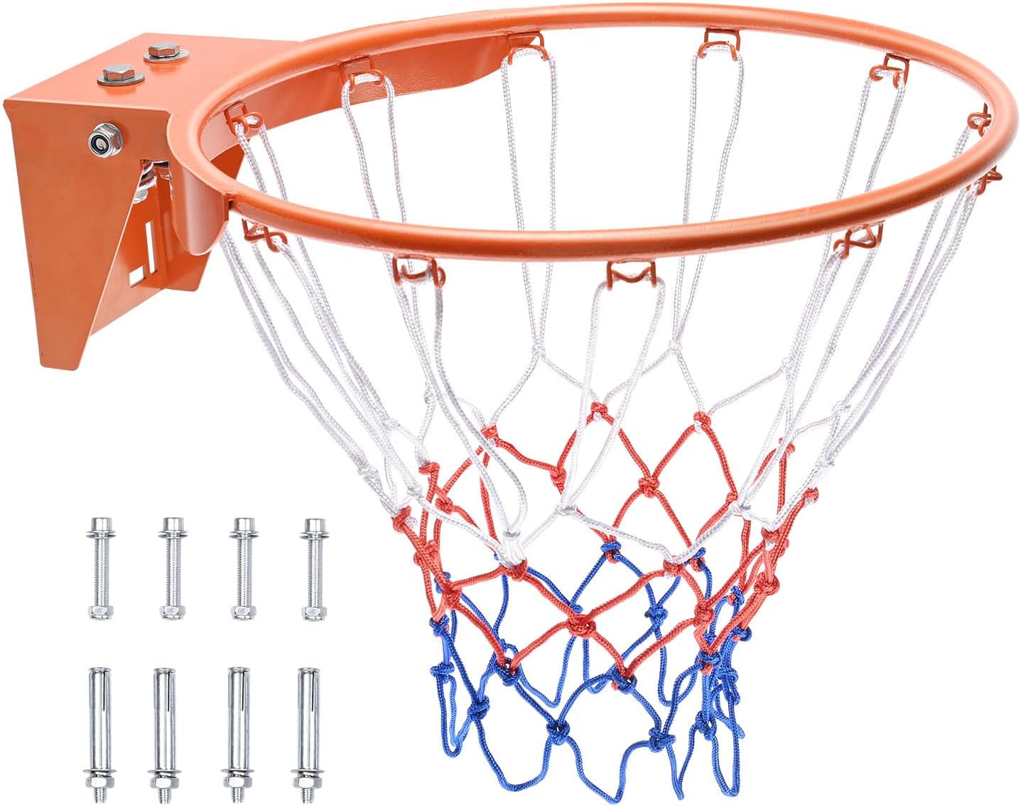 VEVOR Basketball Hoop, 44 54 Inchs PC Backboard Wall Mounted, Basketball Portable Hoop & Goal, Indoor & Outdoor with Hand-Crank Adjustment, Classic Basketball Court, Teens, Adults, Schools, Parks