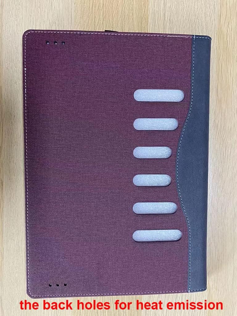 14-dq Case for HP Pavilion x360 14-dw 14-dk 14-ds 14-dr 14-FR 14-cd 14m-dh Pro c645 Protective Laptop Cover Inspiron 13-7375 7368 5370 5406 5400 7460 7472 Thinkbook 14s Sleeve (Wine red)