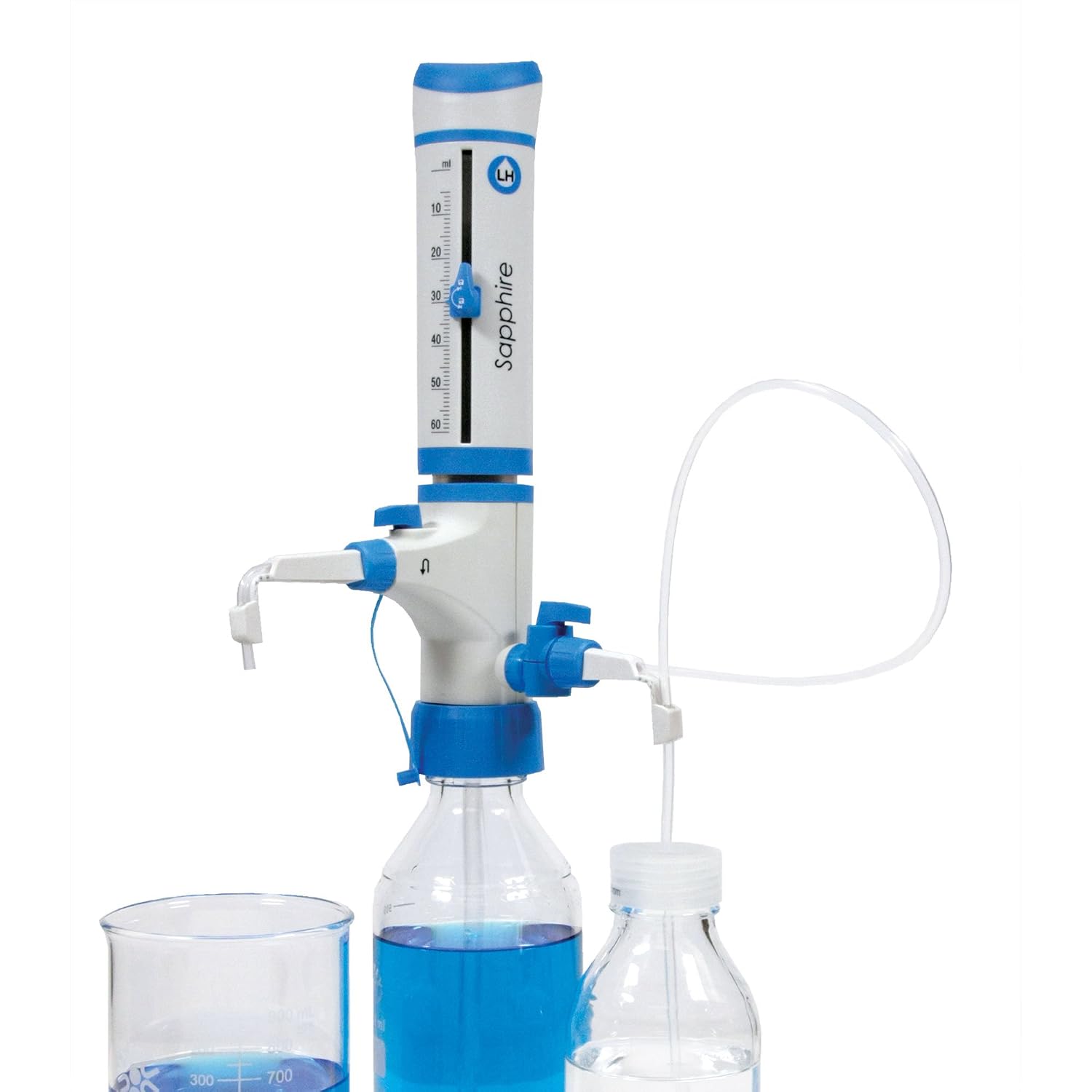 BTSR60 Sapphire Bottle Top Dispenser, 5-60mL Volume