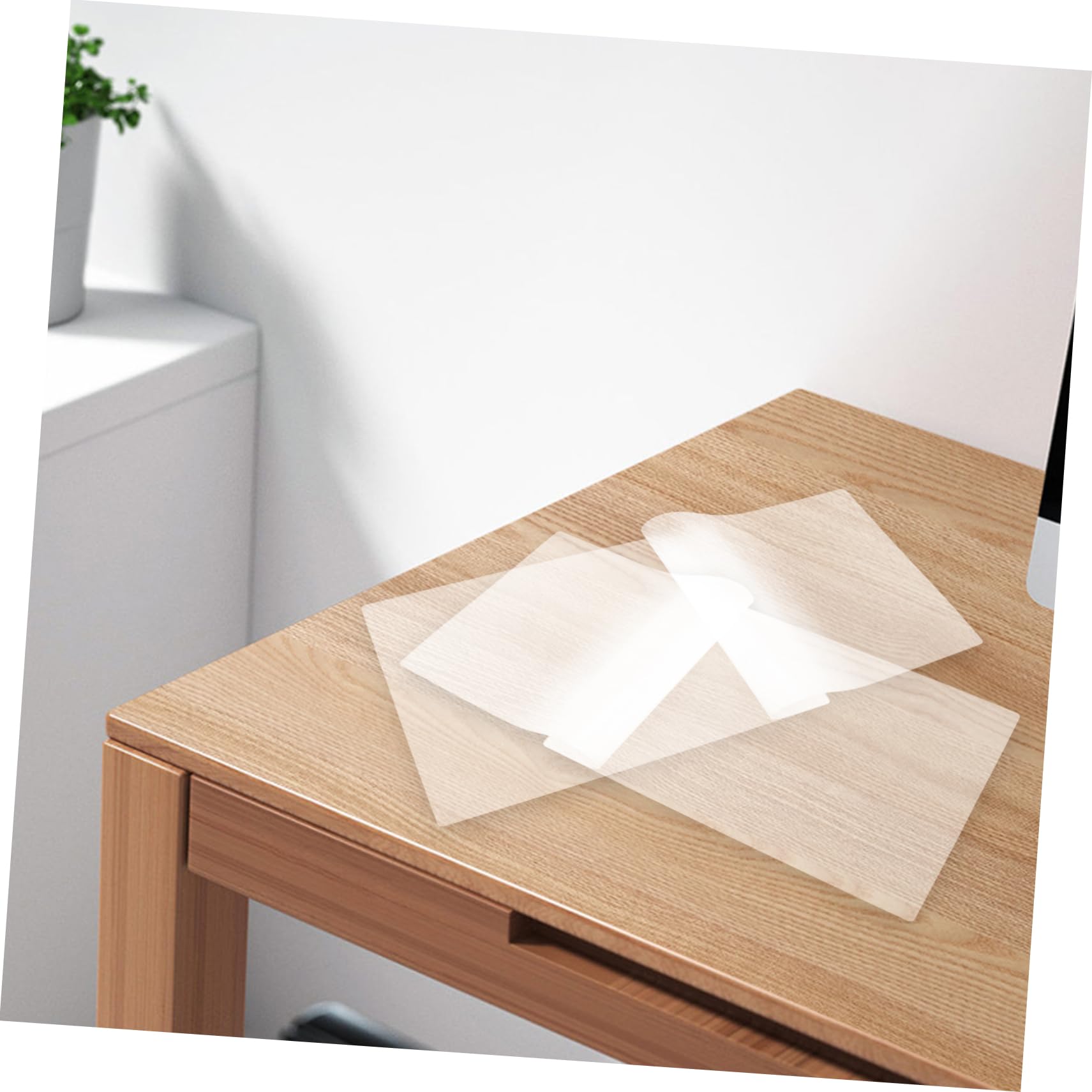 jojofuny 100pezzi Laminazione Buste di Laminazione Termica Fogli di Trasparenti Forniture per Plastificatrici per Foto Documenti Disegni