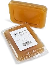 Seifenprofis - 1 kg Honey (SLS/SLES/SCS-Free) Glycerin Soap, Raw Soap, Soap Base for Soap Casting, Transparent