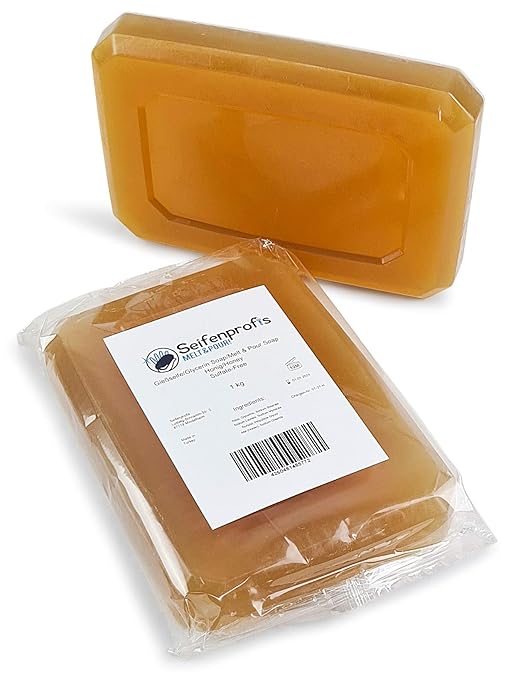 Seifenprofis 1kg HONIG (SLS/SLES/SCSFrei) Glycerinseife, Rohseife