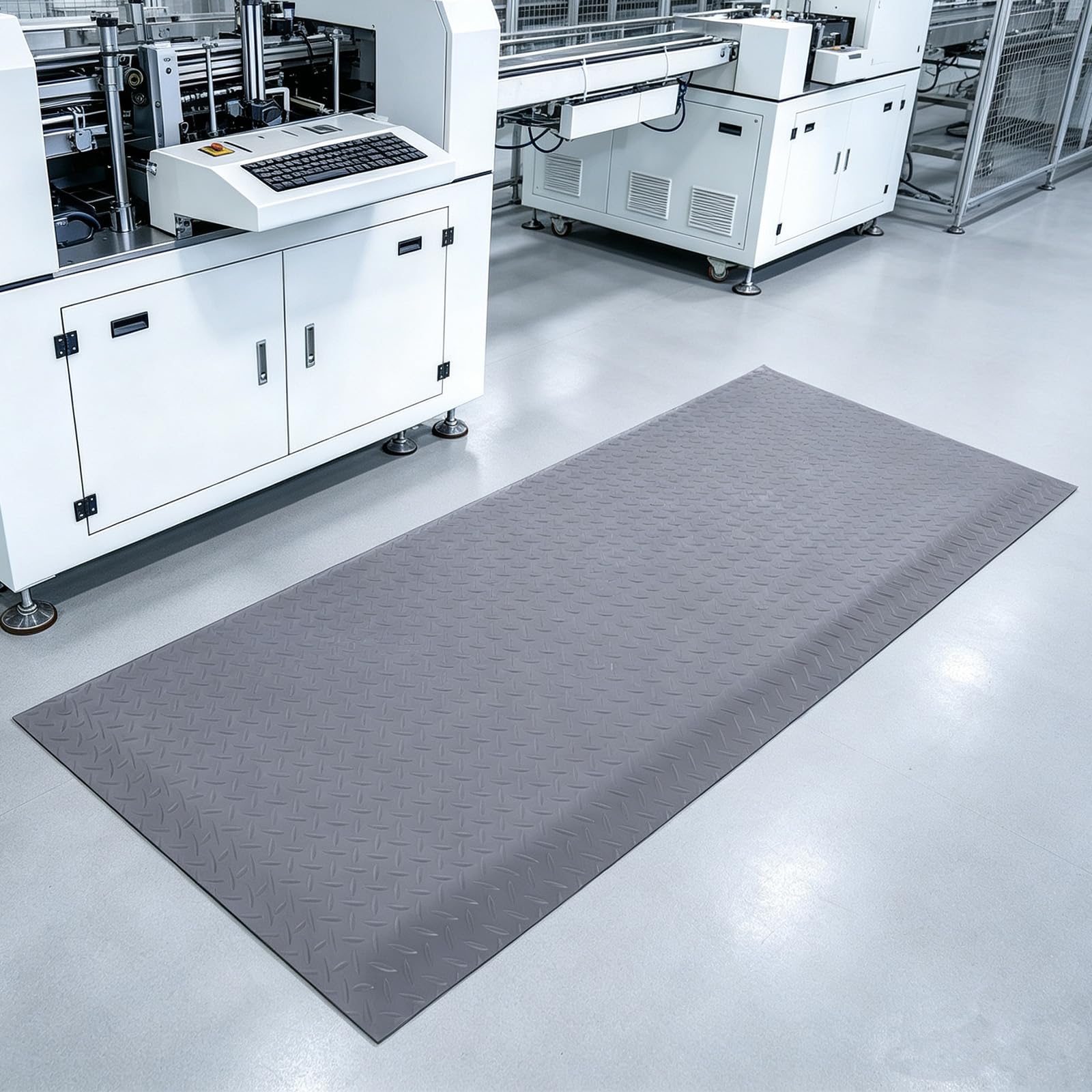 Anti Ermüdungsmatte für Steharbeitsplätze, Ergonomische Arbeitsplatzmatte Anti Fatigue Stehmatte, 60 x 152 cm Antimüdigkeitsmatte, Steh-Schreibtisch Fußmatten für Werkstatt, Fließband