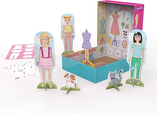 Educational Insights PaperCraft Sweet Boutique, muñecas de papel, juguete boutique de moda, a partir de 3 años