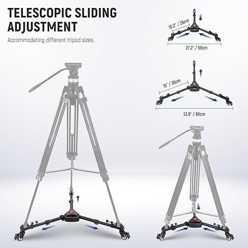 Miniatura 39 de Neewer - Trípode de fotografía