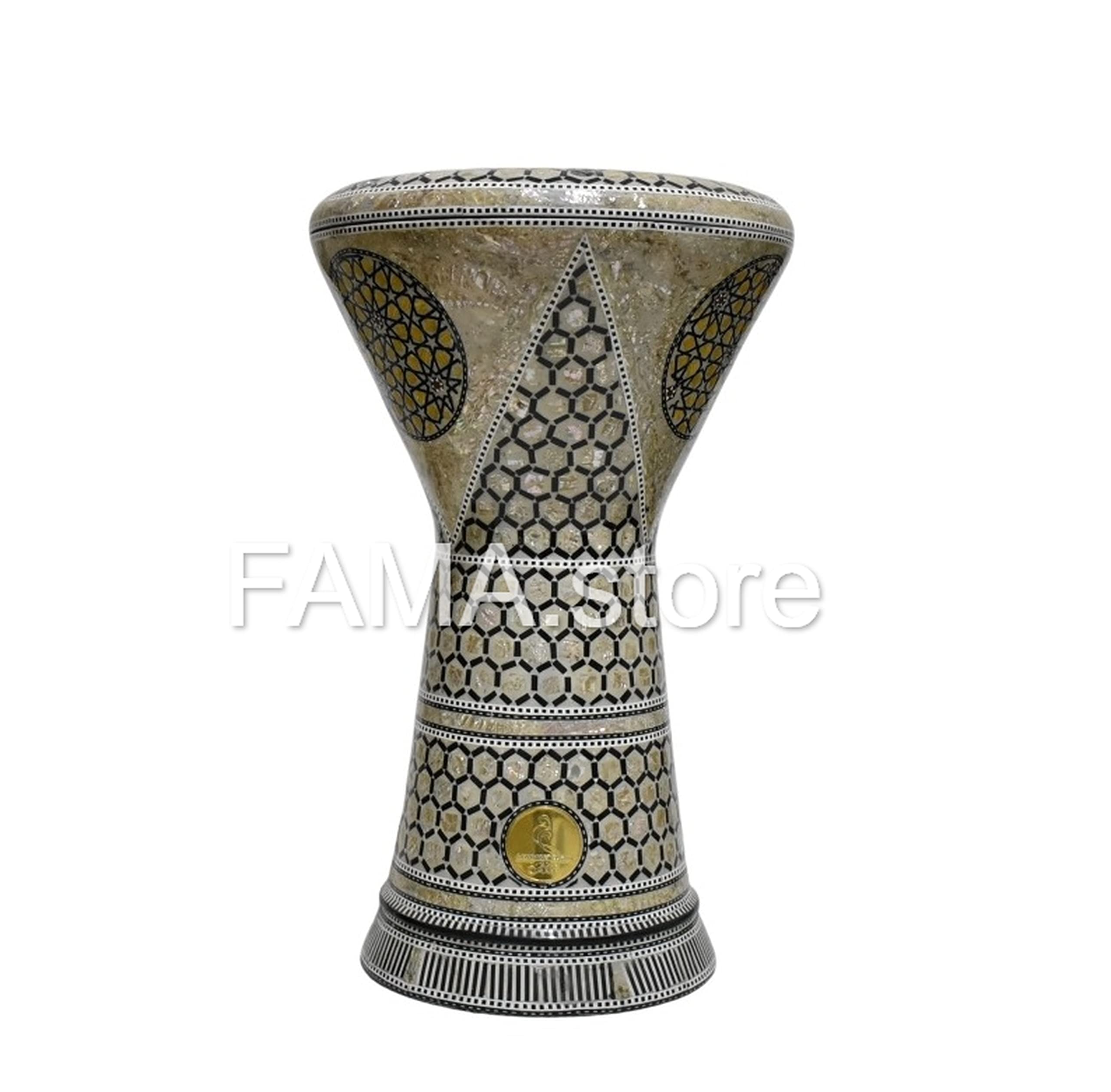 エジプト製　ダラブッカ　 gawharet El fan Amazon | New Gawharet El Fan Drum Darbuka tabla doumbek 18.5