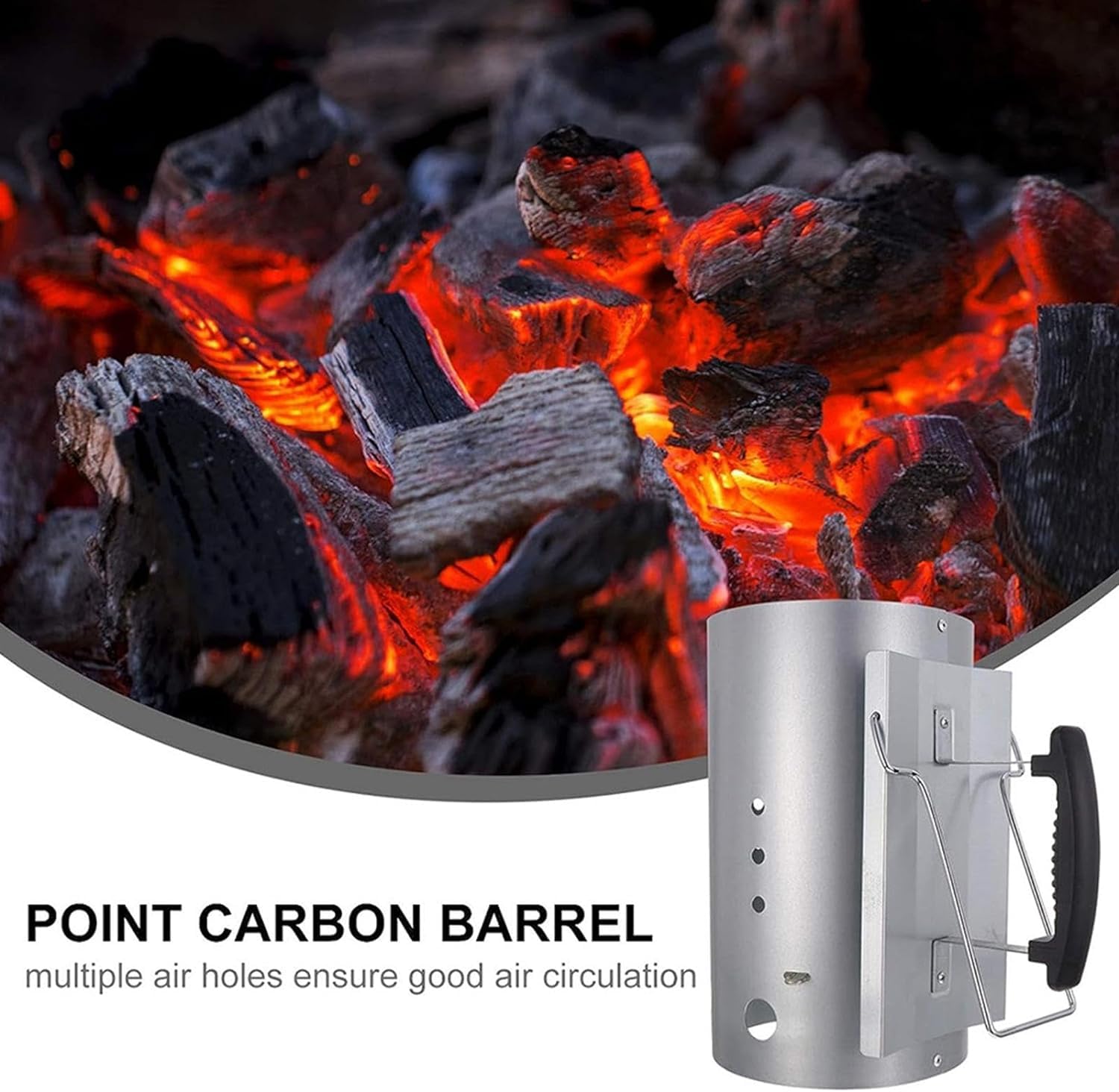 Amazon.co.jp: 火起こし バーベキュー用 火起し器 304 ステンレス鋼