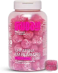 Guday Gummy de Creatina | 60 unidades (30 doses) | 3g de creatina por dose | Sabor Frutas Vermelhas