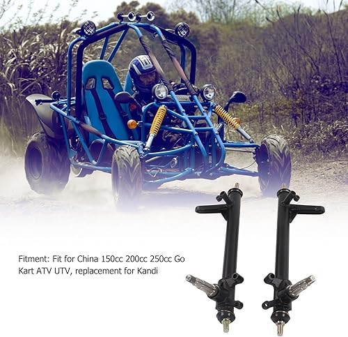 Miniatura 3 de UTV, puntal de dirección para nudillos, 1 par de accesorios para bicicleta cuádruple, resistente, 16.535 in para kart
