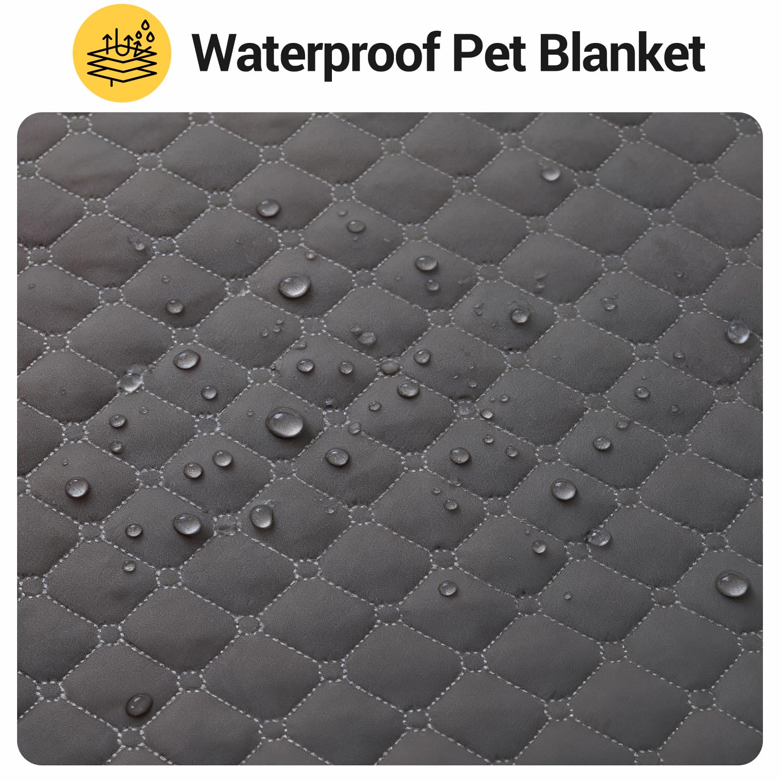 Couverture Imperméable pour Chien 210x130cm , Tapis pour Animaux De Compagnie, Housse de Protection Antidérapante pour Canapé, Lit et - Lavable en Machine, Résistante aux Poils, Idéale Chiens et Chats