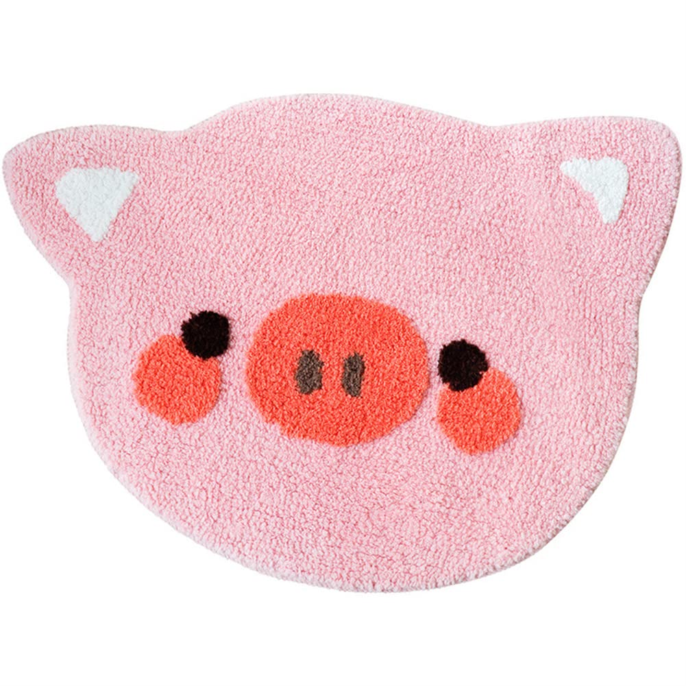 ZHDWM Cartoon Bath Mat Machine Machine Washable Quick Dry Ultra Shaggy bathroom mat, Non Slip Bathroom Mat with Ultra Soft Microfibers, Fast Drying for Bathroom Tub and Shower