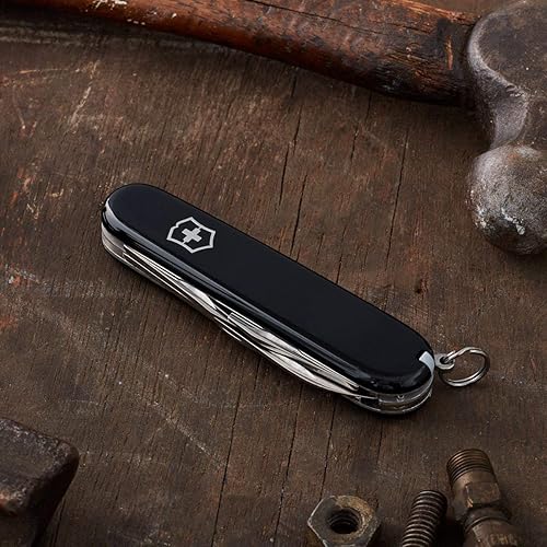 Miniatura 3 de Victorinox Tinker - Cuchillo suizo del ejército, cuchillo de bolsillo de 12 funciones fabricado en Suiza con 2 cuchillas (grande y pequeño),