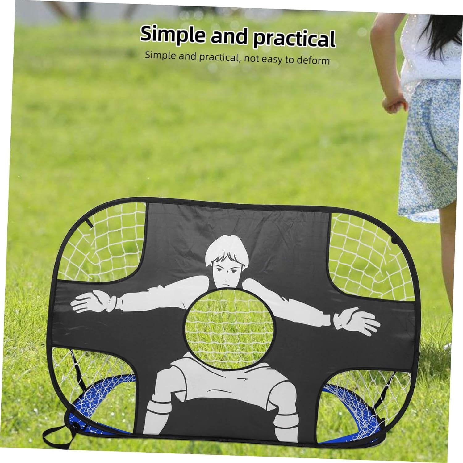 Mini Soccer Goals for Boy Girl Portable Boys and Girls Soccer Goal Net Training Equipment for Young Athletes