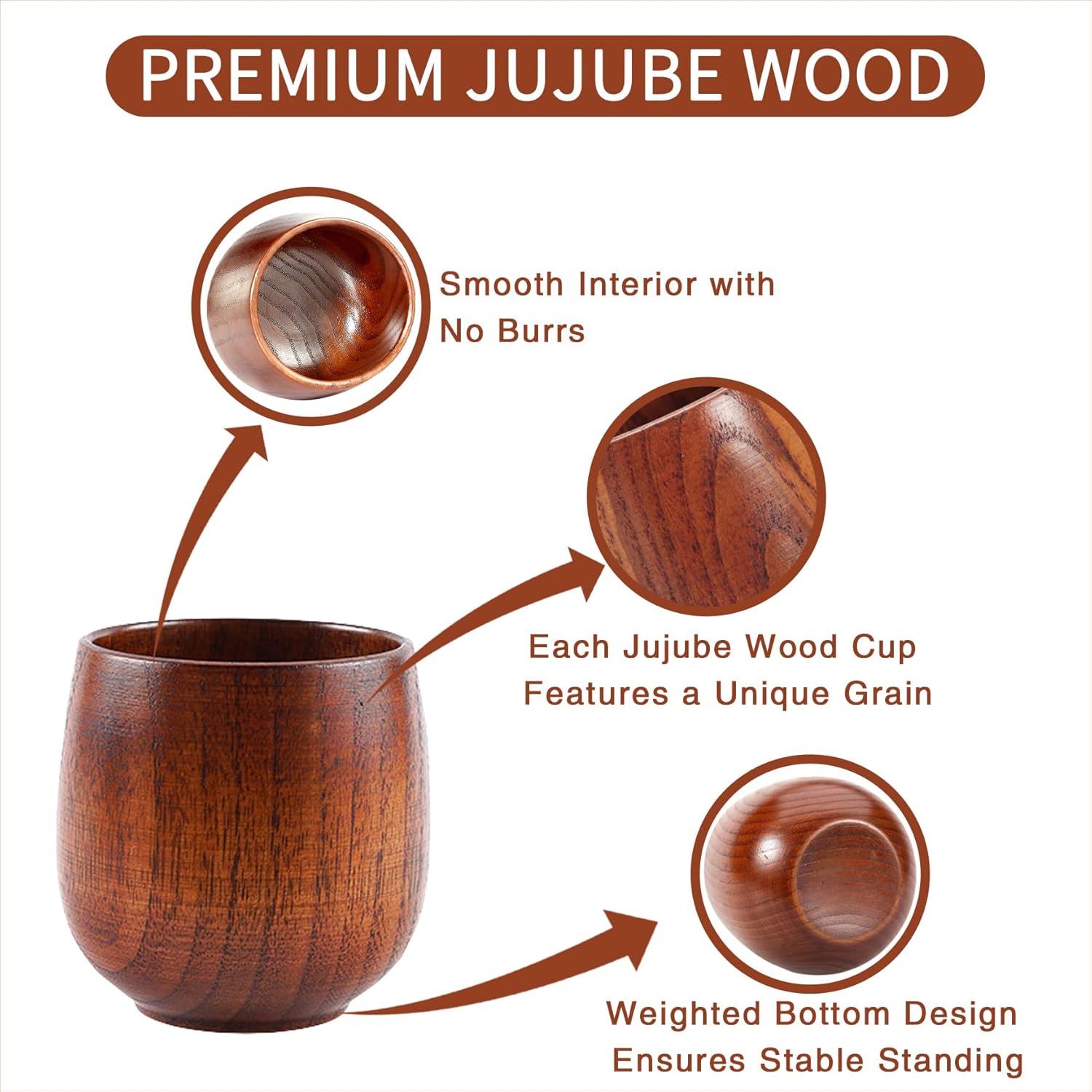 2 Pcs Wooden Whiskey Glasses, Bourbon Glass Gifts for Men, Old Fashioned Bourbon Whiskey Tasting Glasses – Groomsmen Gifts, Dad’s Birthday & Retirement Gift for Men - Image 4