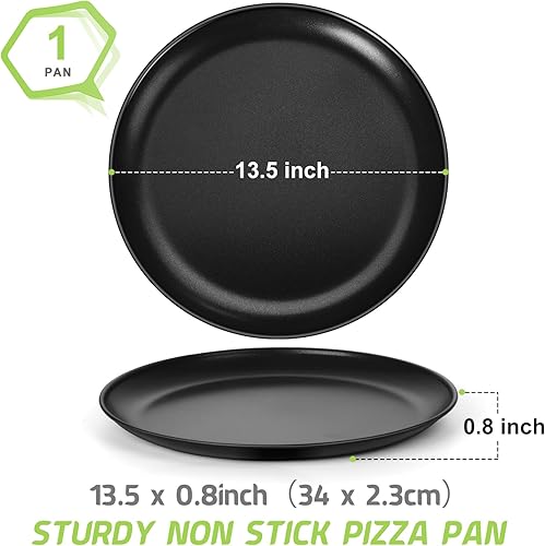 Miniatura 9 de P&P CHEF 10 Inch Pizza Pan, Non-Stick Pizza Tray, Round Baking Pan for Oven, Healthy Bakeware and Serving Plate, Stainless Steel Core & Reusable,