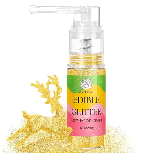 Miniatura 1 de Purpurina comestible para vino cerveza bebidas de champán chispas para chocolate dulces azúcar pastel galletas glaseado cupcakes decoración Ultra