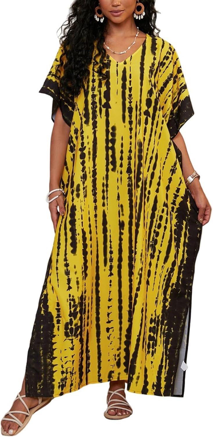 SXMURP Moomoo dresses for women caftan tropical coverups swimsuit