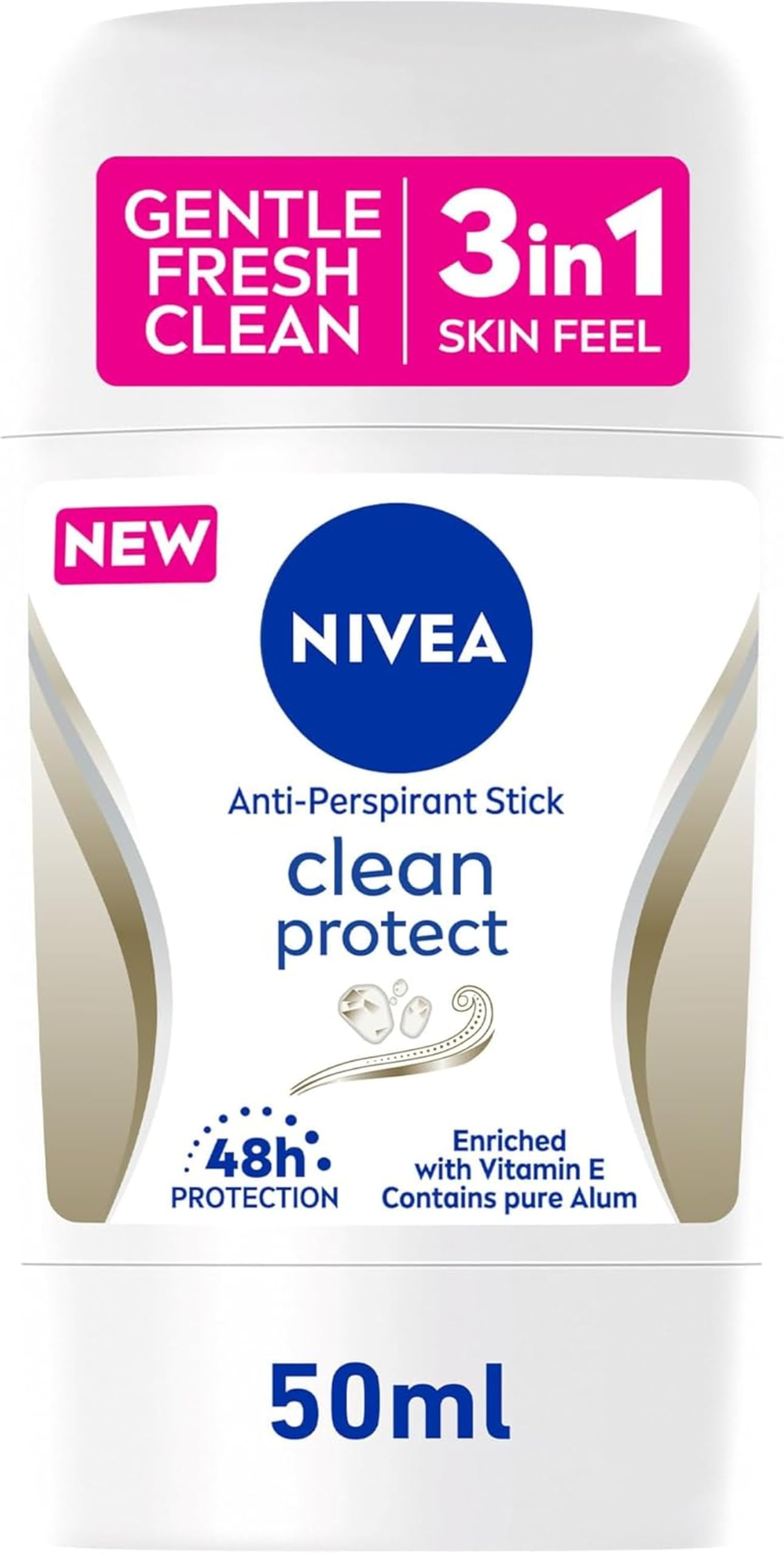 NIVEA Antiperspirant Stick for Women, 48h Protection, Clean Protect Pure Alum, 50ml-image-39