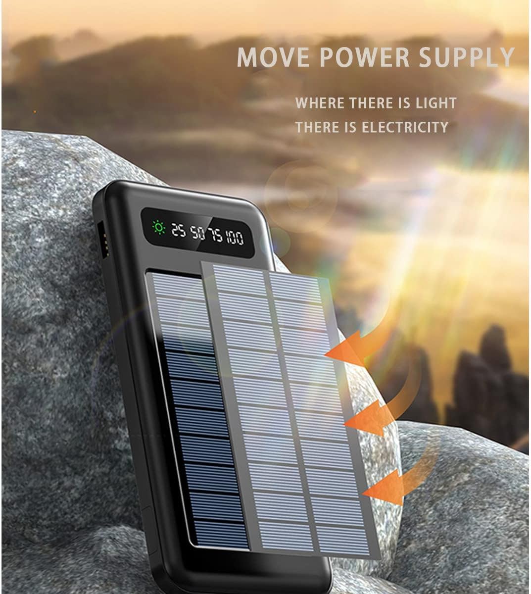 POWERBANK Q-TD81 CARICABATTERIE PORTATILE ALTA CAPACITÀ 40000MAH 5V/2,1A SMARTPHONE TABLET - Andowl