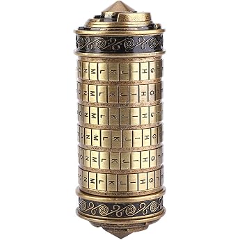 Code Mini Cryptex Puzzle Cryptex Letter Password Lock Ring Holder Gifts with Exquisite Gift Box for Christmas Valentine's Day Brain Teaser Lock Puzzles