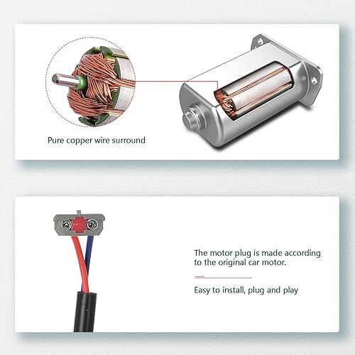 Miniatura 70 de Elevalunas eléctrico Trasero izquierdo Lado del conductor con motor se adapta a 2008-2012 para Ford Escape 2008-2011 para Mercury Mariner 2008-2011