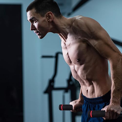 Miniatura 5 de BalanceFrom Barra de inmersión multifunción para estación de inmersión con diseño de estructura mejorado, capacidad de 500 libras