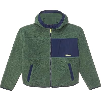 Пальто L.L.Bean Alpine Fleece Jacket (Big Kids) pinewood green