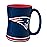 NFL New England Patriots Sculpted Relief Mug, 14-ounce, Navy Blue