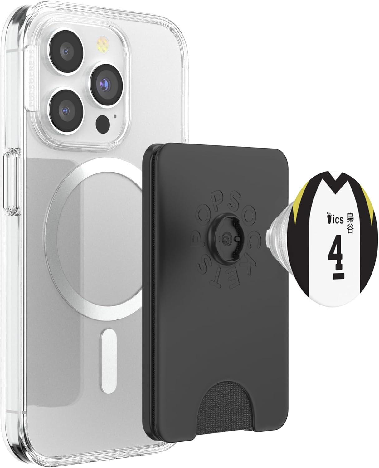 #4 Ace Owl Team Jersey Volleyball Anime Fly Banner PopSockets Grip and Stand for Phones and Tablets PopSockets PopWallet for MagSafe