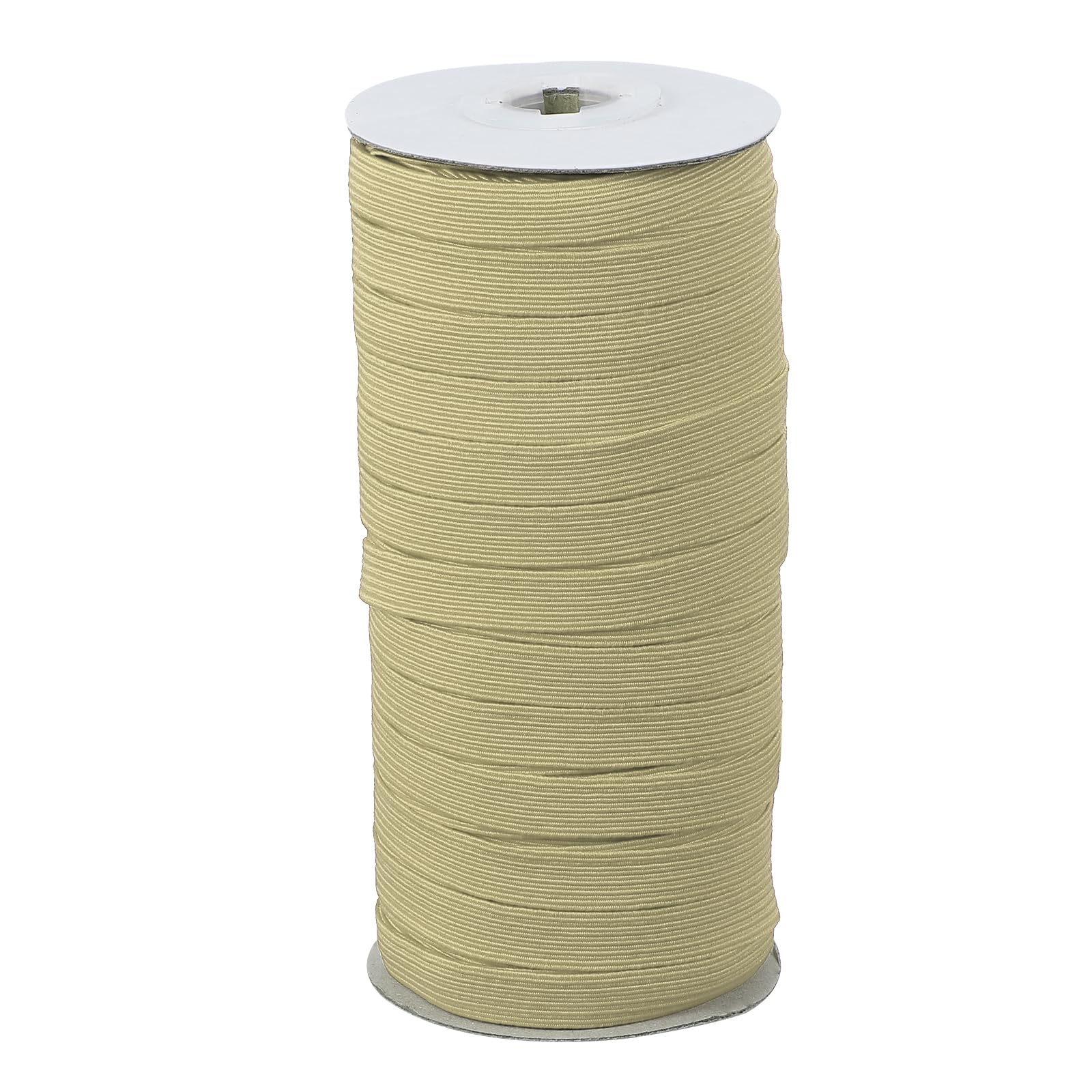 PATIKIL Elastic Bands 10mm x 45 Meters,Stretch Strap Khaki
