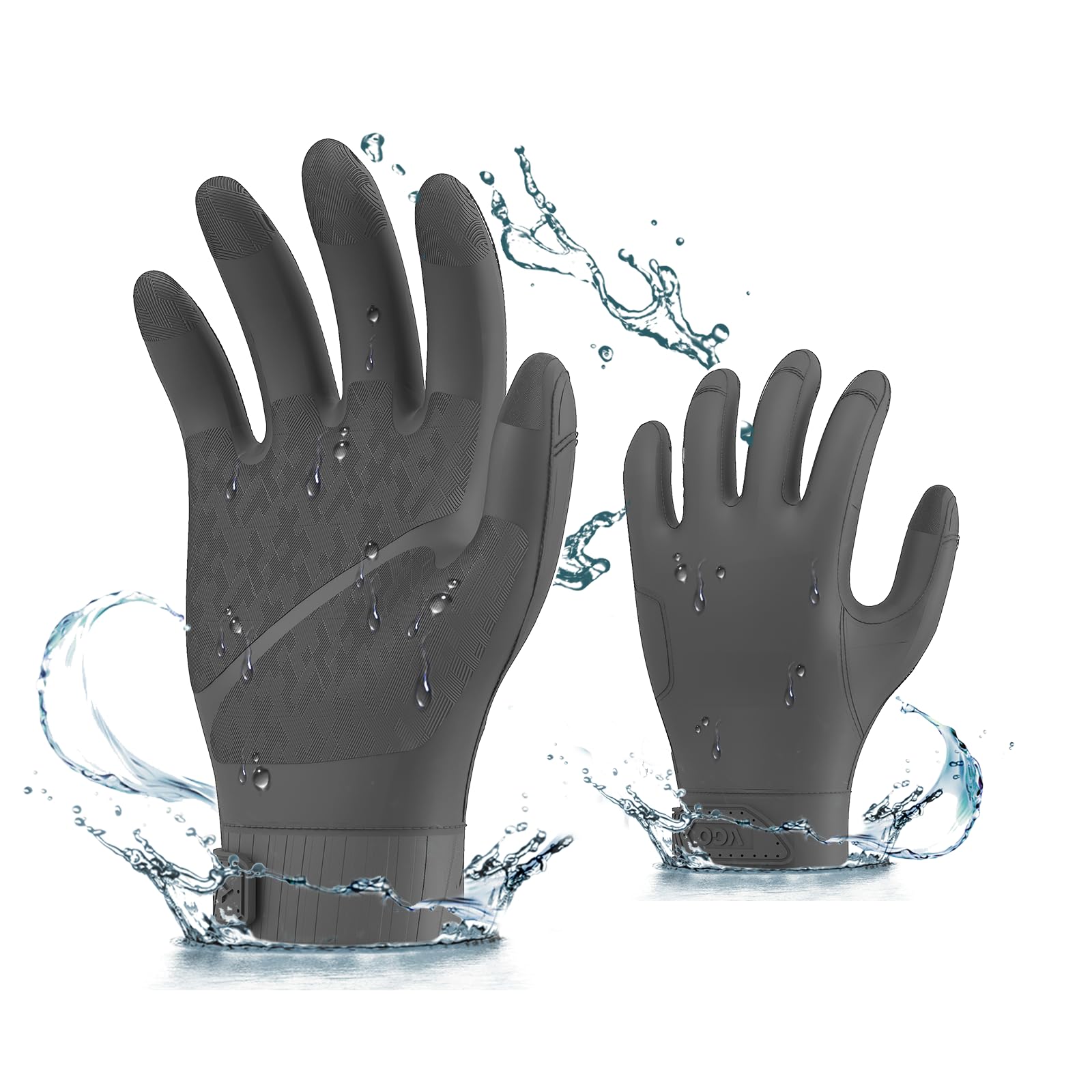 Vgo... 1 Paar Nahtlose Arbeitshandschuhe, Chemische Beständigkeit Wiederverwendbare Handschuhe, Wasserdicht, Rutschfest, für Chemische Industrie, Lebensmittel- und Fischverarbeitung(TP1147) Baumarkt
