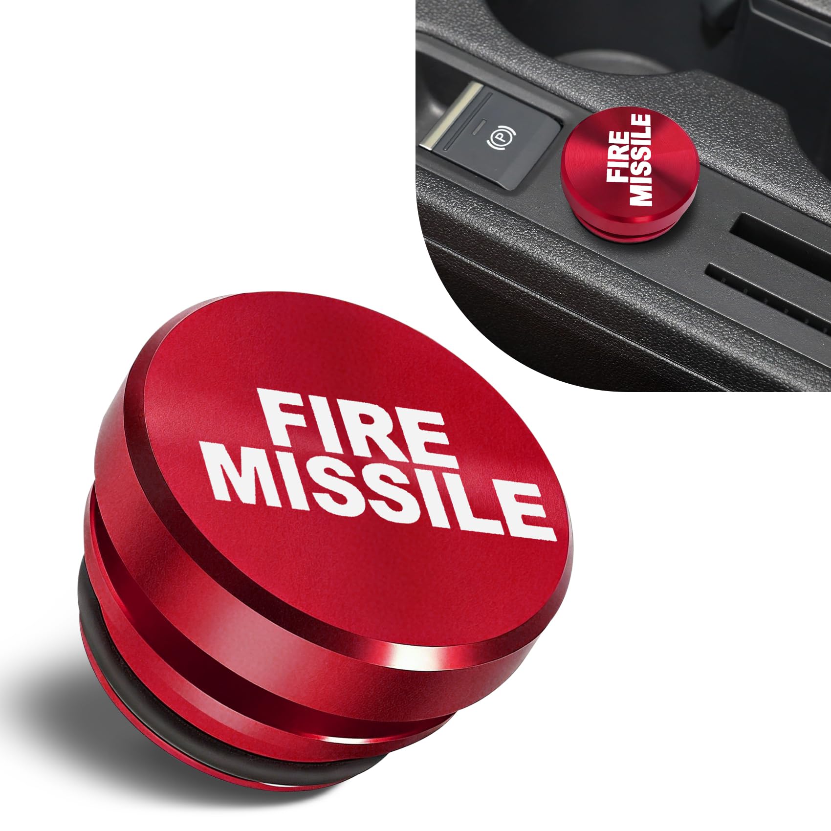 Car Cigarette Lighter Plug Cover, Cigarette Lighter Cap, Aluminum Power Outlet Protective Cover, Waterproof Plug Cap for Auto Boat with Standard 12 Volt Power Source