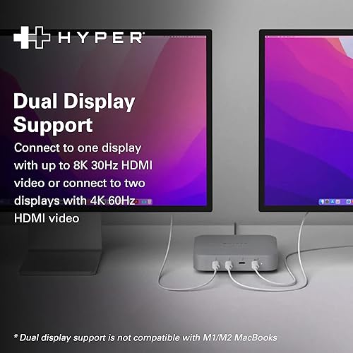 Miniatura 4 de Hyper Unidad USB-C y Thunderbolt 4 Hub con fuente de alimentación GaN integrada: tres puertos Thunderbolt 4 downstream y un puerto ascendente