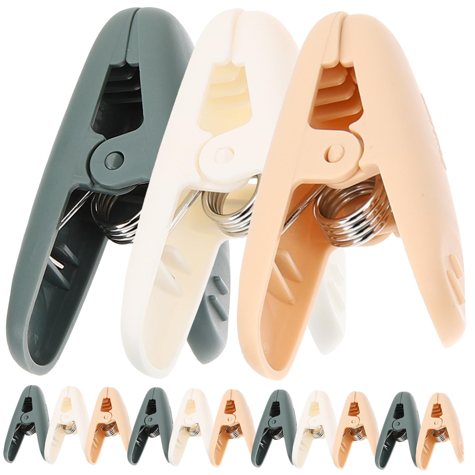Cabilock 45pezzi Mollette Da Bucato Multifunzione Da Plastica Resistente Per Asciugatura Abbigliamento Clip Antivento Per Uso Quotidiano e Pratico