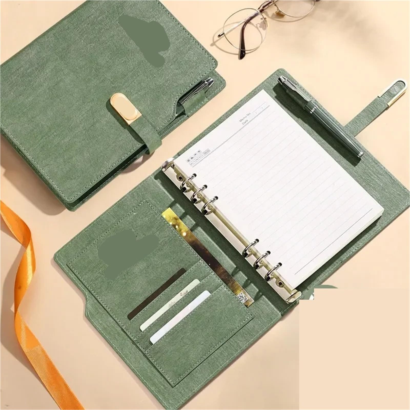 Carnet à feuilles mobiles multifonctionnel A5