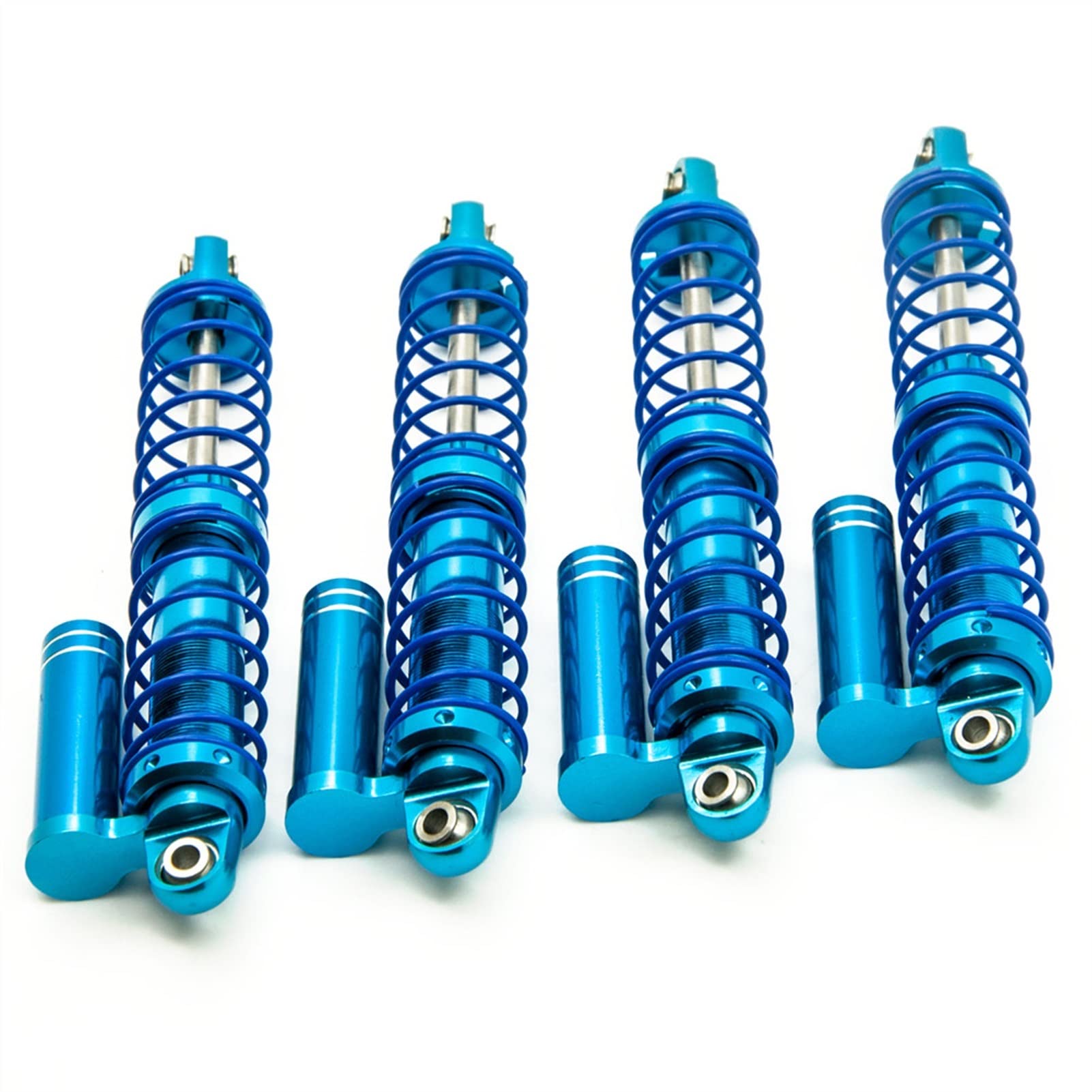 Amortyzator amortyzatora ze stopu aluminium z cylindrem ciśnieniowym 90/100/110/120mm, dla 1:10 RC Rock Crawler CC01 D90 SCX10 Zdalny amortyzator samochodowy(90mm 4PCS)