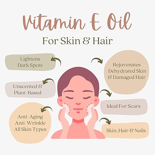 Miniatura 2 de Aceite puro de vitamina E a granel  32 oz D-alfa tocoferol 100% puro y totalmente natural 42,500 UI por onza  No es una mezcla, grueso, color ámbar