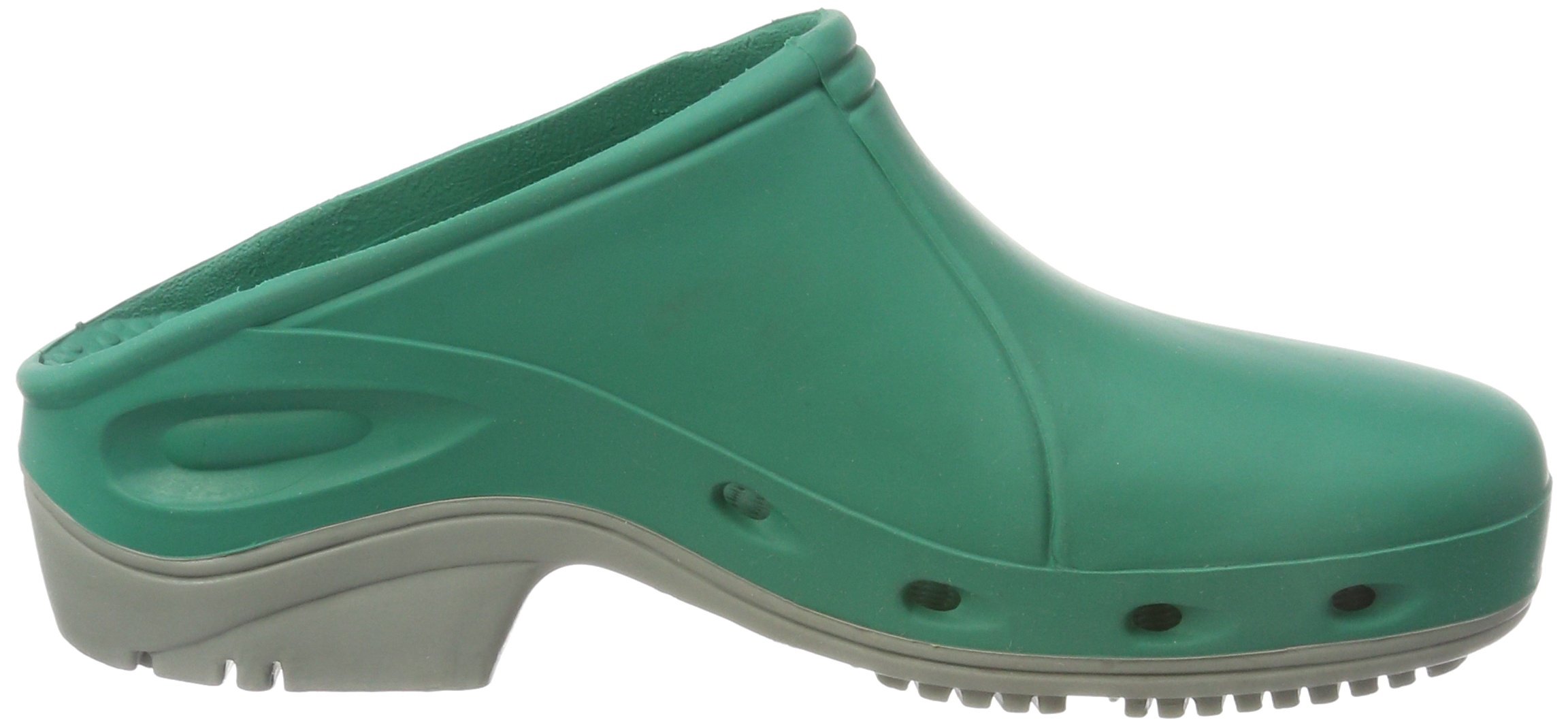 TROKLO' 141.0001 Zoccoli da Lavoro, Unisex Adulto, Sra, Verde (Verde/Suola Grigio), 38 EU (5 UK)