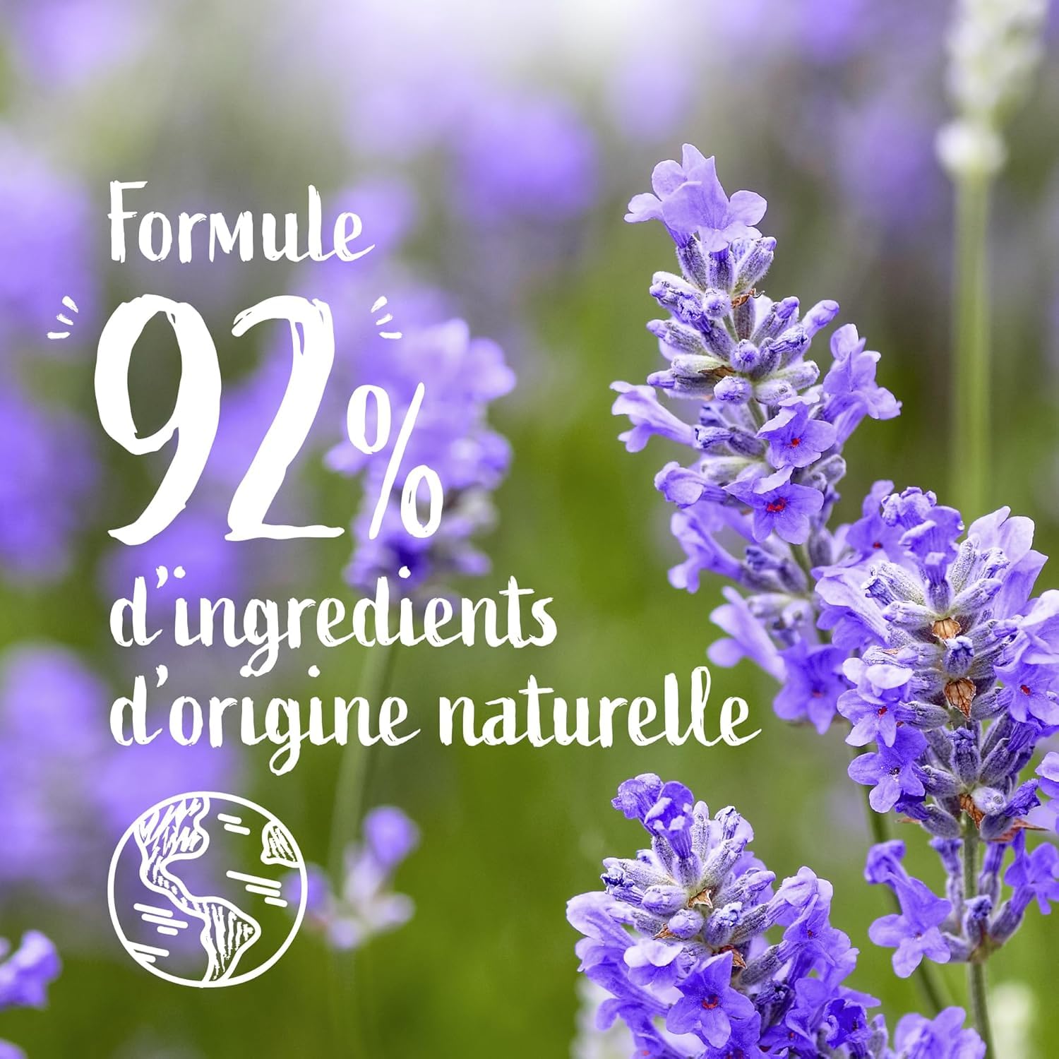 Le Petit Marseillais – Recharge Gel Lavant Mains Pur Savon & Lavande (écopack de 500 ml) – Recharge savon liquide pour flacon-pompe – Savon mains à l’huile essentielle de lavande
