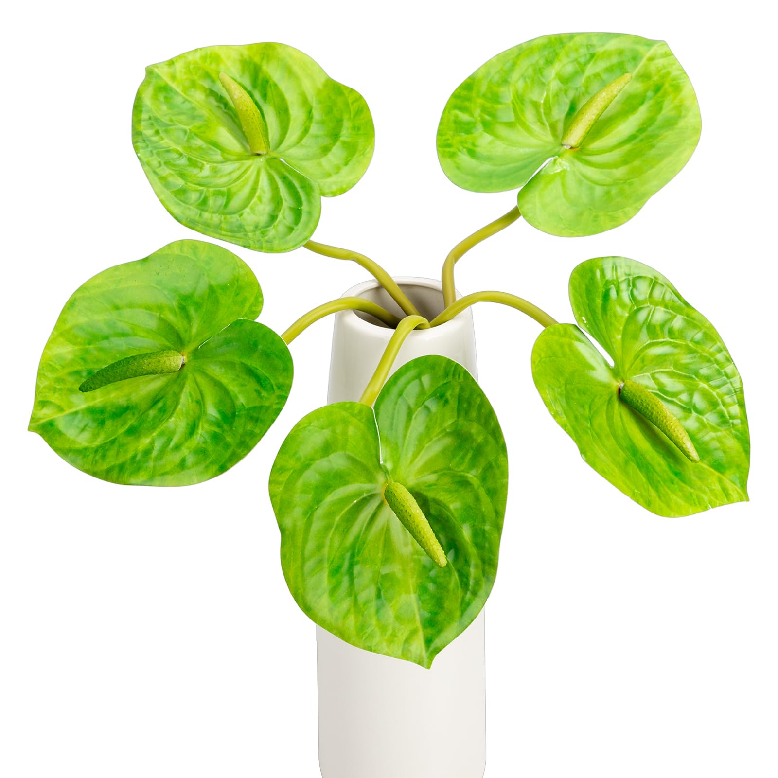 Photo 1 of OBDXZHC 8PCS 22.8inch Artificial Anthurium Flowers