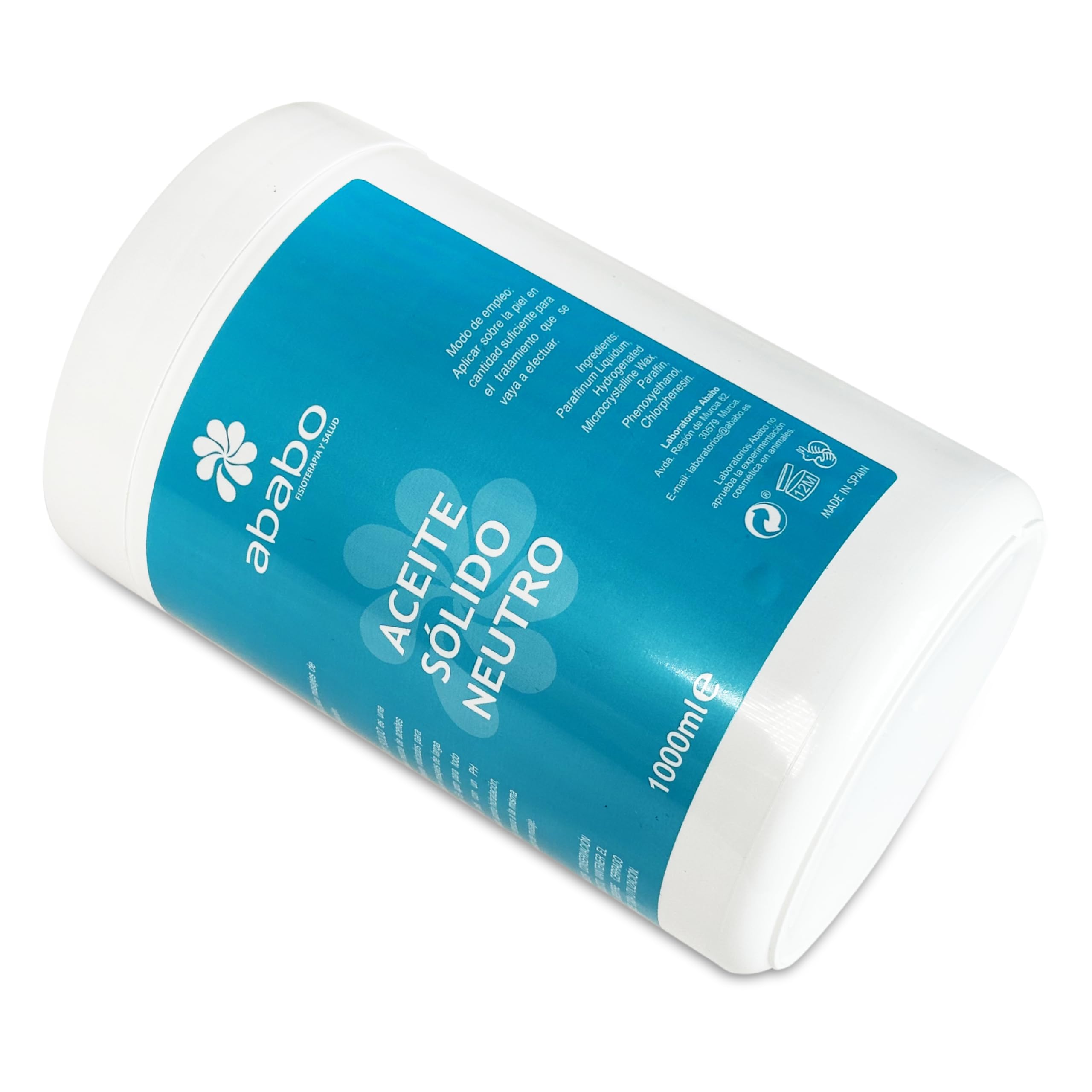 Aceite de Masaje Sólido 1 Litro Neutro Sin Perfumes (3) | Apto para Pieles Sensibles