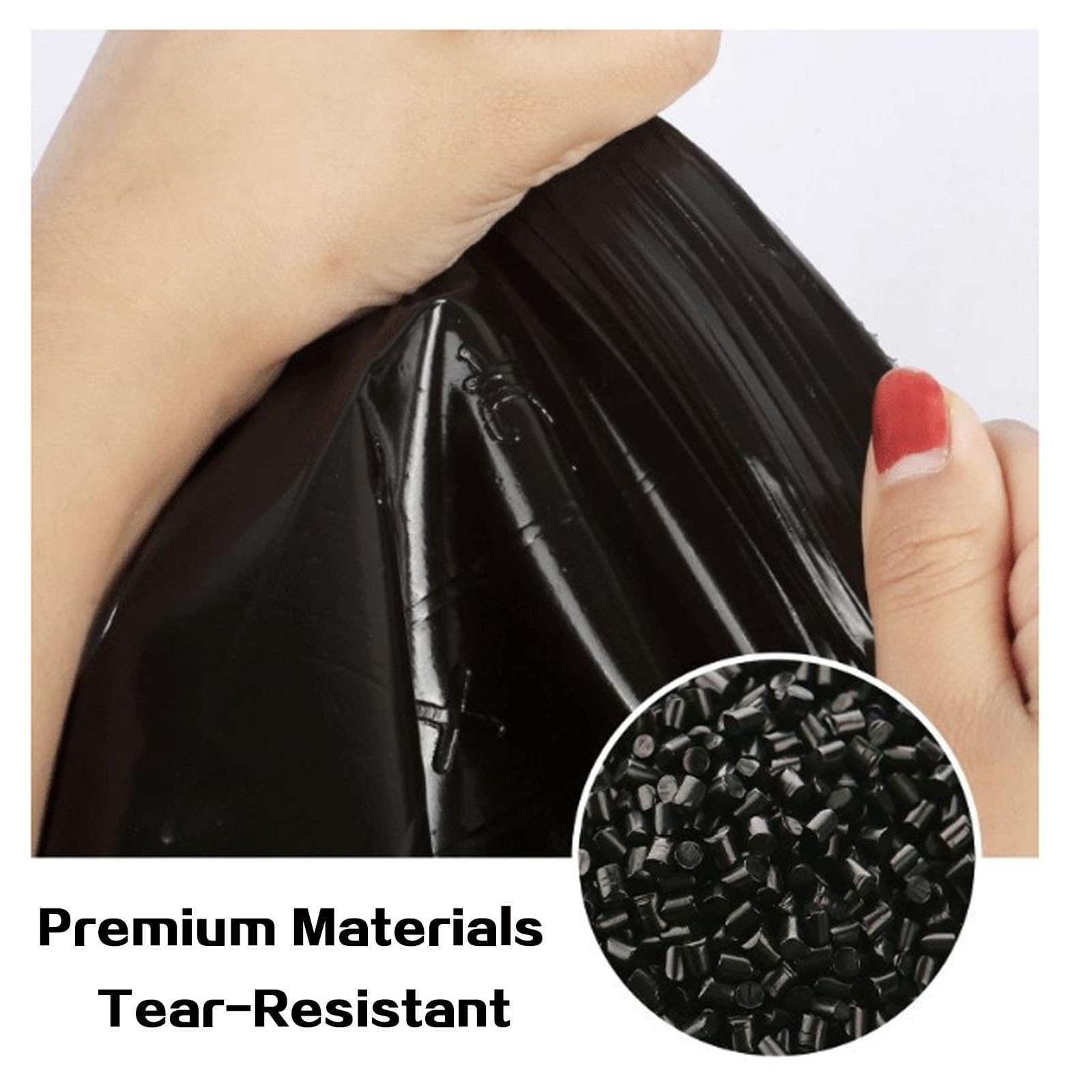 Godets de Semis Plastique Noir 10/5/3/1 Gallon, Pots pour Semis avec Trous de Drainage, Multiples Tailles pour Plantation Intérieur et Extérieur(5 gallons 20pcs)