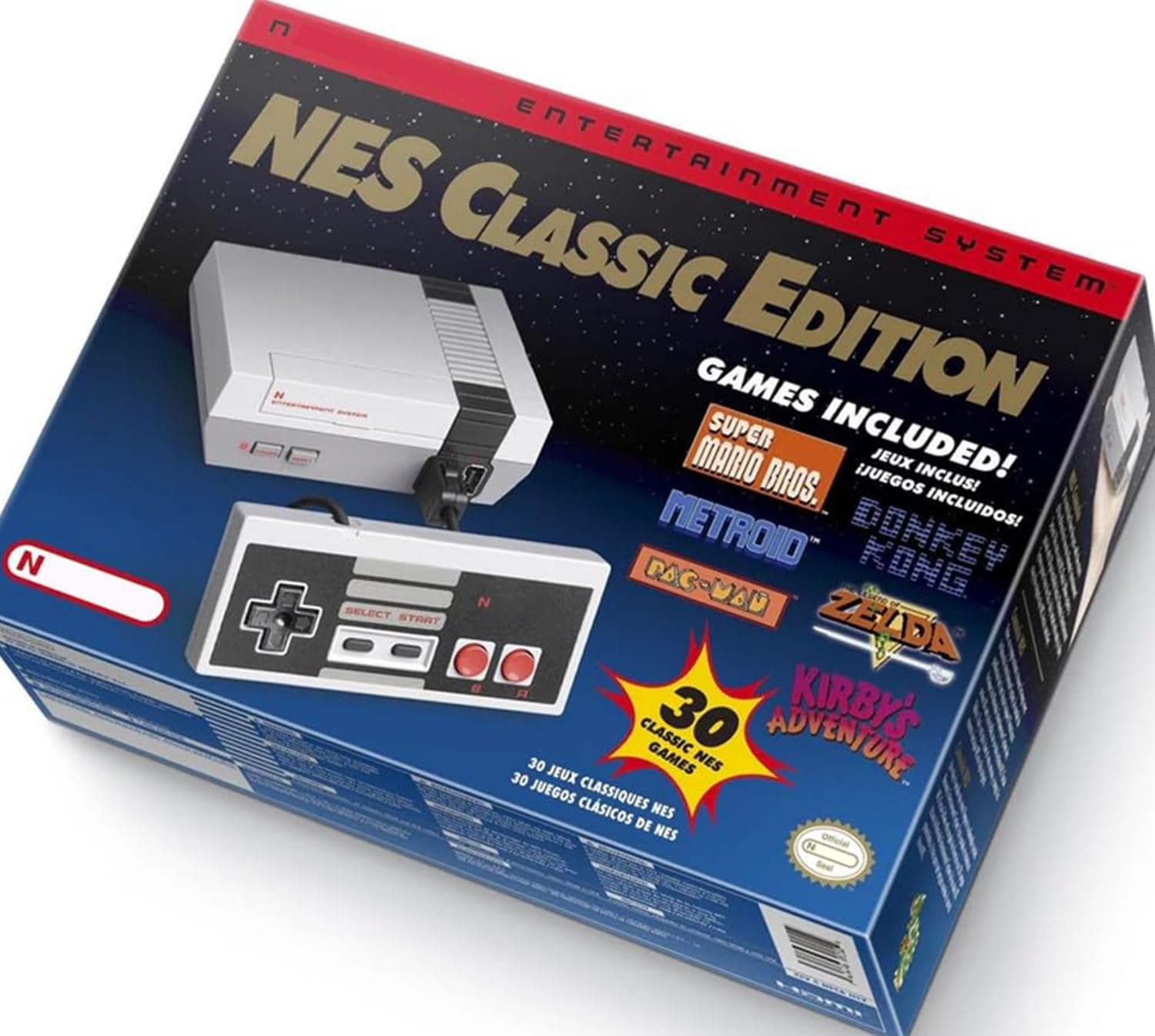 Photo 1 of VOOCAT Video Game Console for N Entertainment System for NES Classic Mini, Pre-load 30 Official Games, One Controller Included