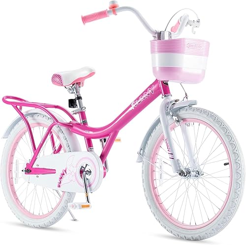 Miniatura 10 de Royalbaby Princess - Bicicleta para niñas de 12, 14, 16, 18, 20 pulgadas, con cesta para niños de 3 a 12 años
