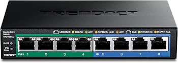 Amazon.com: TRENDnet 8-Port Gigabit GREENnet PoE+ Switch, TPE Amazon.com: TRENDnet 8-Port Gigabit GREENnet PoE+ Switch, TPE