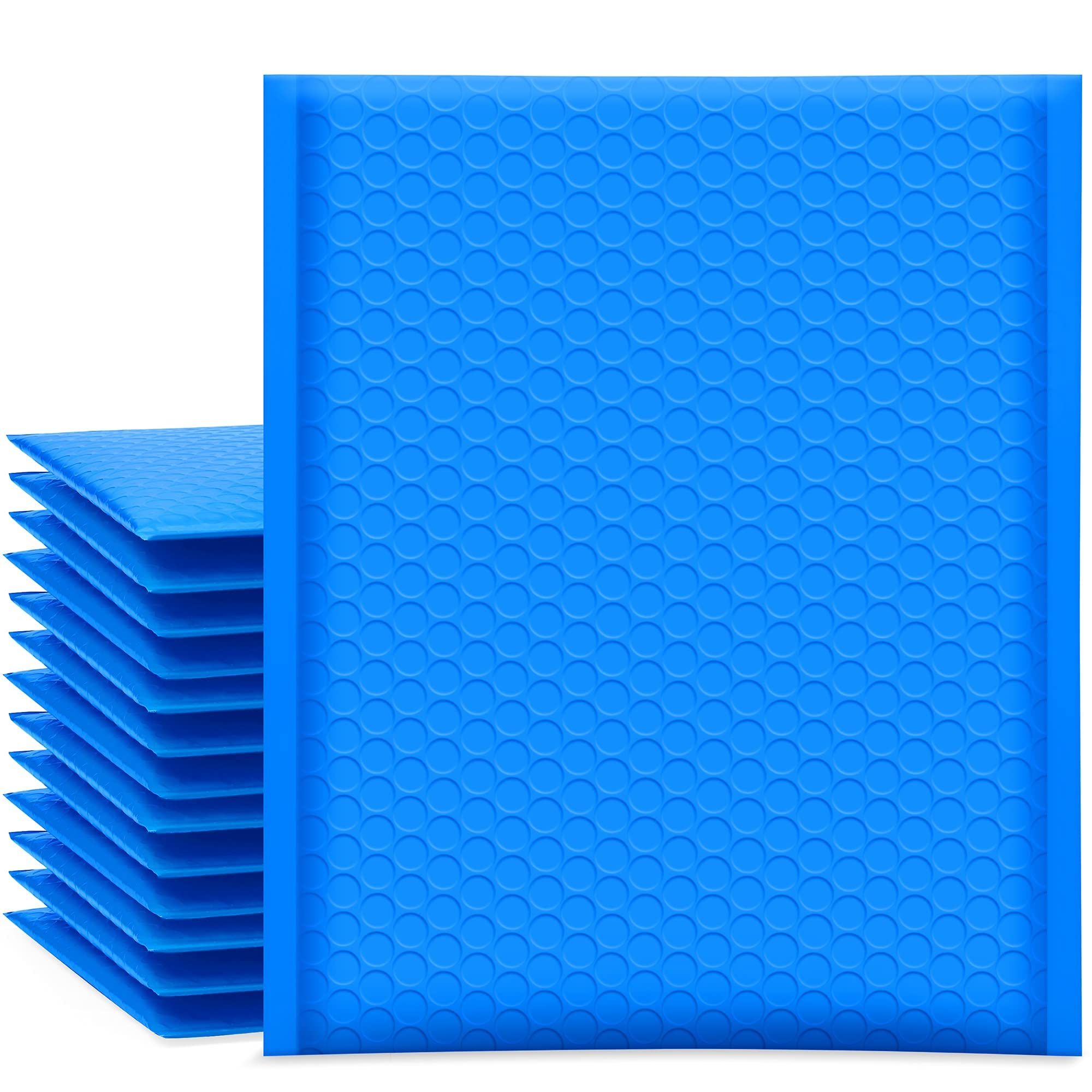 UCGOU Bubble Mailers 8.5x12 Inch Blue 25 Pack Usable Size 8.5x11 Poly Padded Envelopes #2 Medium Mailing Opaque Packaging Postal Self Seal Waterproof Boutique Shipping Bags for Clothes Makeup โ image 1