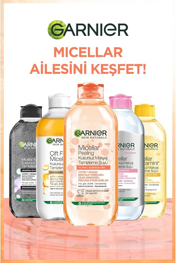 Garnier Micellar Exfoliating Perfect Makeup Removal Water (400 ml)