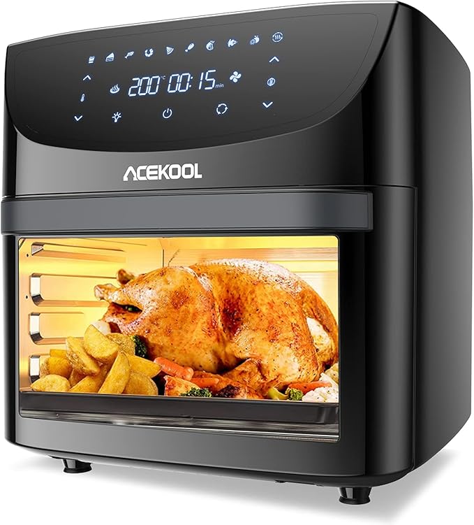 Air Fryer Oven Digital Acekool FT1 18L Large Oil Free Touch Screen